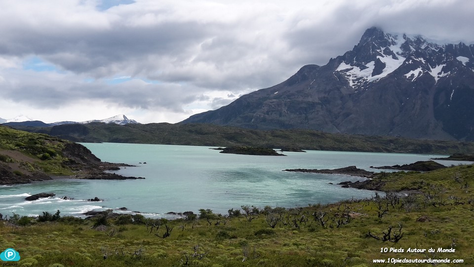 Parc Torres del Paine - Mirador Cuernos, vue sur lac Nordernskjöld