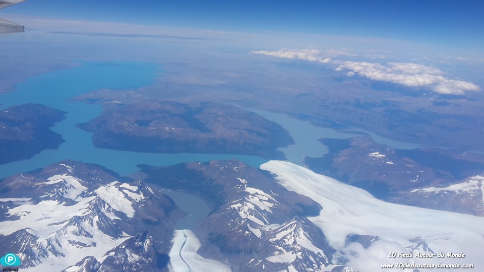 Survol de la Patagonie