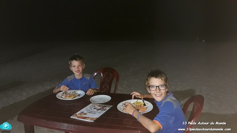Soirée/dîner sur la plage